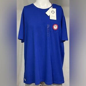 New XXL Polo Ralph Lauren Red White Blue Official Olympic outfitters Tshirt